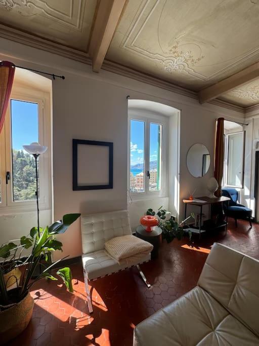 Ferienwohnung Tripla Finestra Sul Mare Camogli Exterior foto